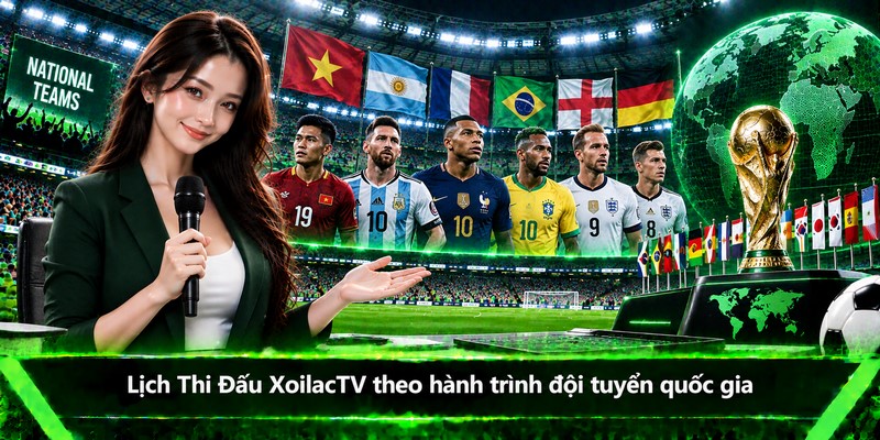 Lịch Thi Đấu XoilacTV theo hành trình đội tuyển quốc gia